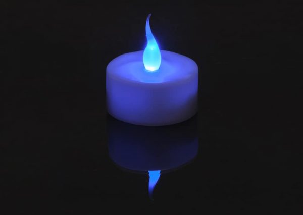 Blue Flame  LED Tea Light SC3684B