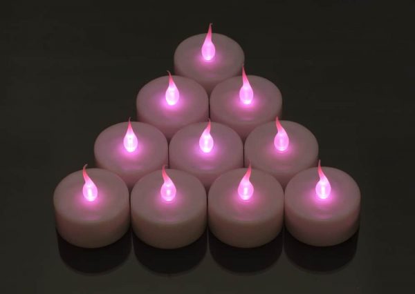 Pink  LED Tea Light SC3684P