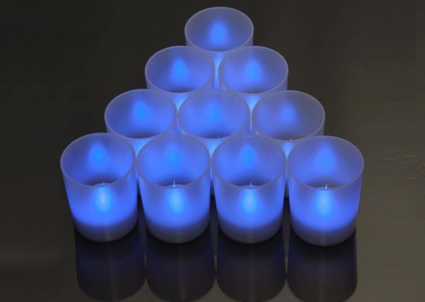 Blue Flame Party Lite Tea Light SC5610B