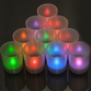 Colour Change  Flame Party Lite Tea Light SC5610CC