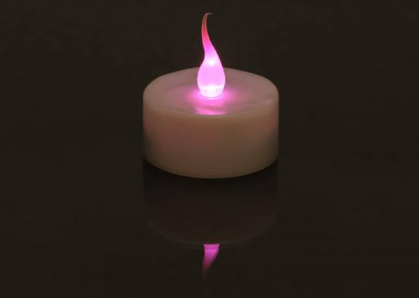 SC3684-P Smart Candle Pink Tea Light