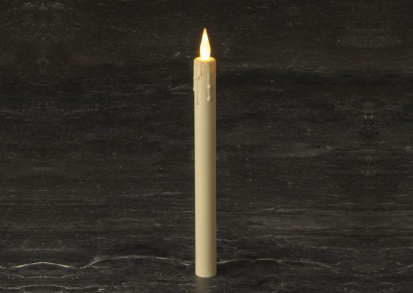Hire 10" LED Taper Candle Model SH2713WW