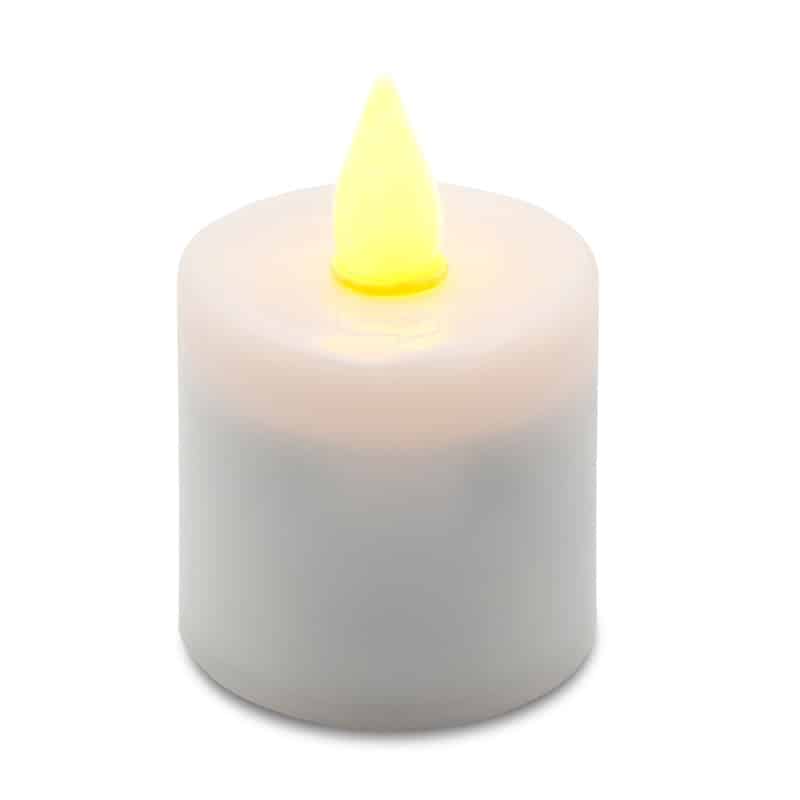Platinum Amber Flame Rechargeable Candle SC1109A