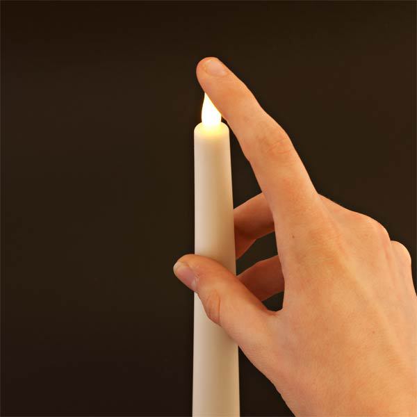 Imitation Wax Vintage Battery operated Taper Candle SC2763SWW