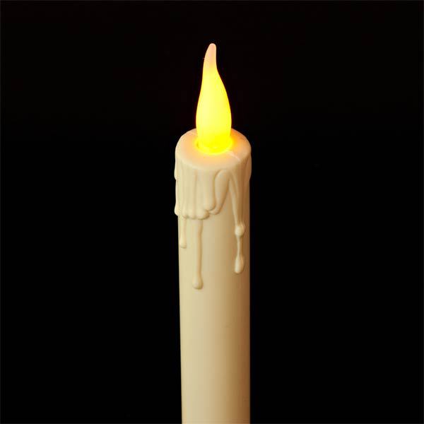 5.5" Mini Battery Operated Taper Candle Amber Flame SC3741A