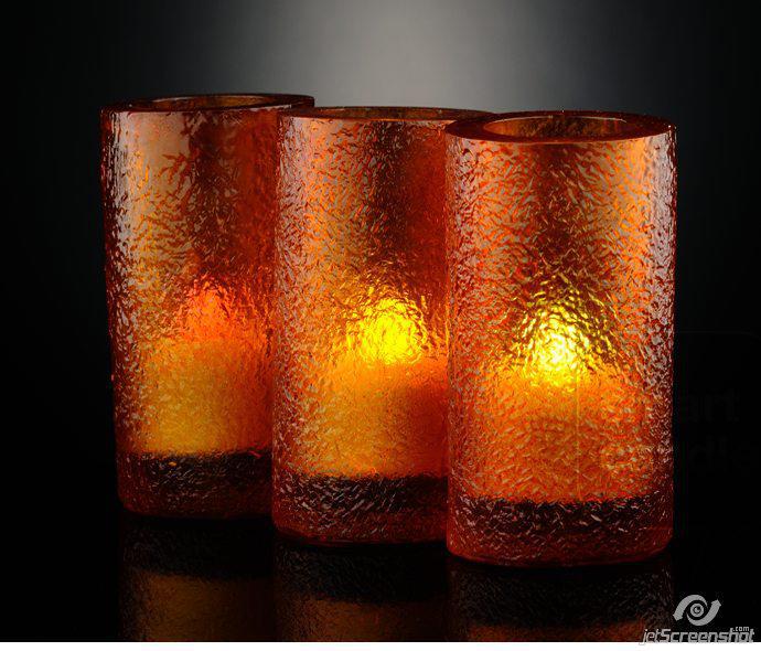 RED Resin Candle Holder SCH1100R