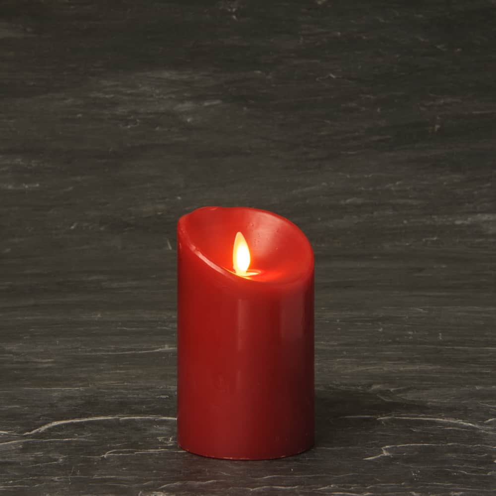 Crimson Luminara Set 3 3" Candles - SLUM3C-SET