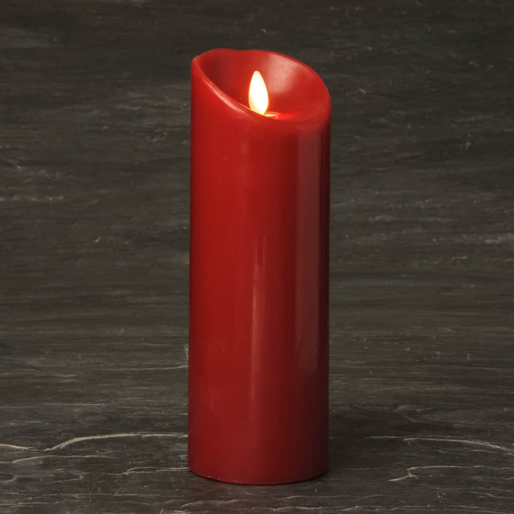Crimson Luminara Set 3 3" Candles - SLUM3C-SET