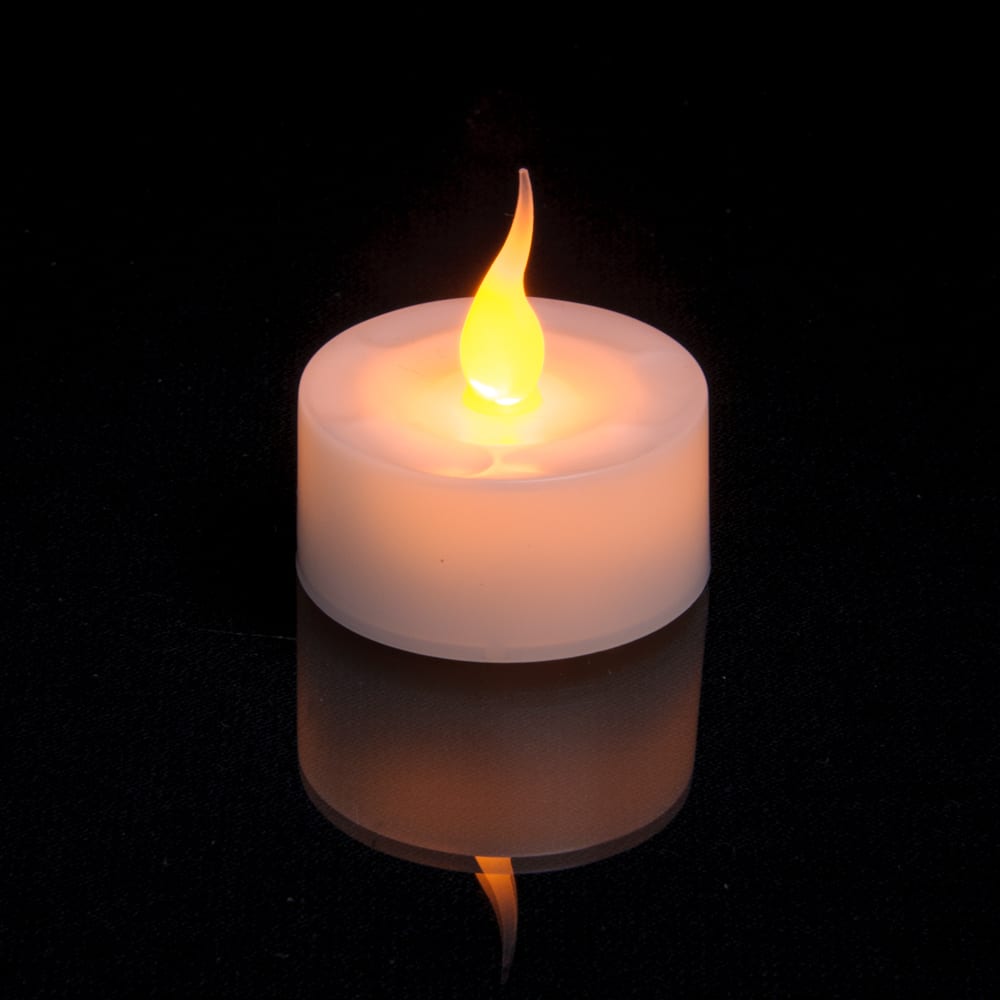 Smart Candle Amber LED Flame  Tea Light -  (SC9682