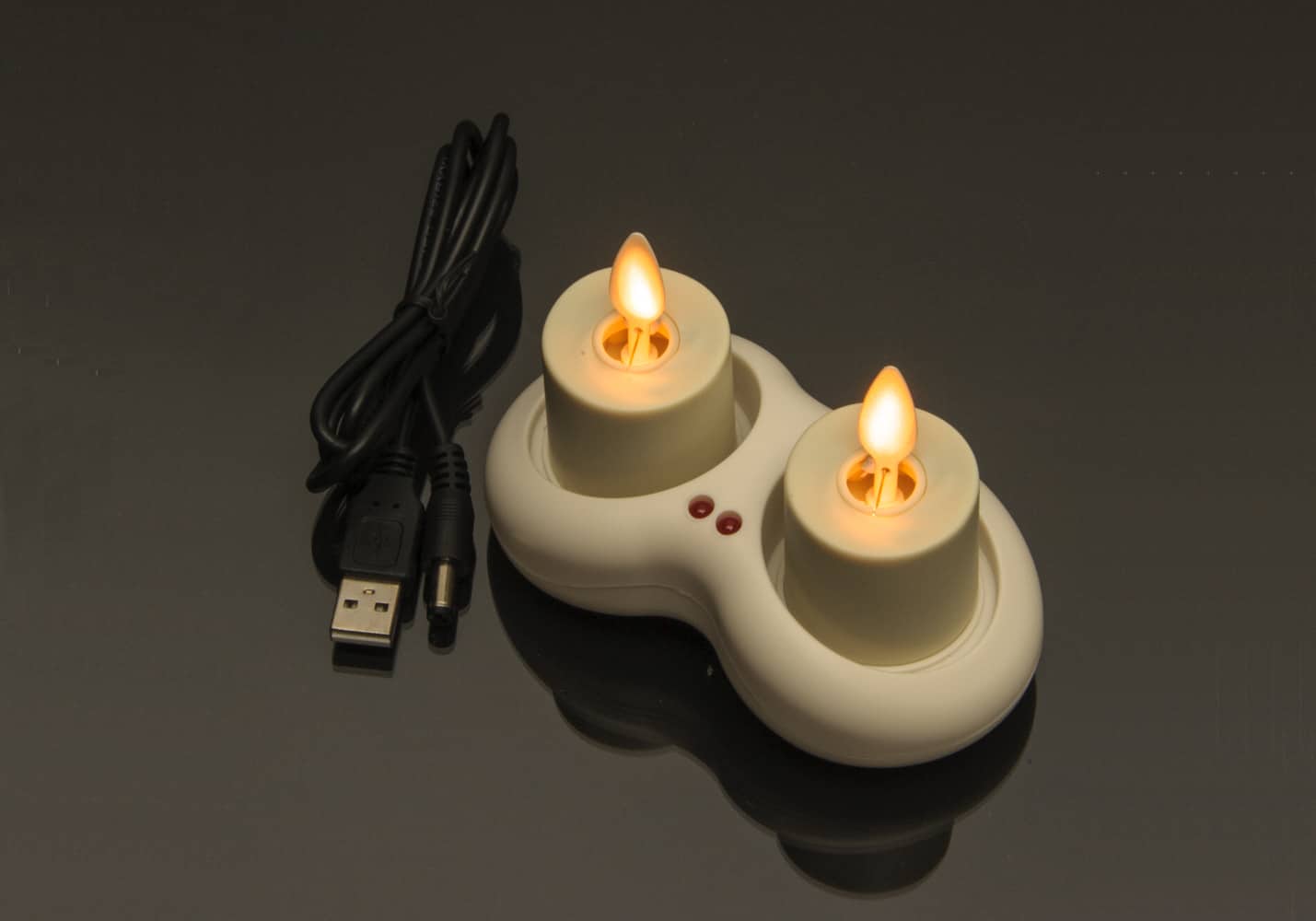 Luminara tea store light candles