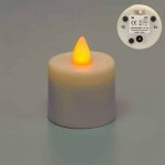 Gen 1 Rechargeable Amber Flame Candle Off Centre Pin SC2111A