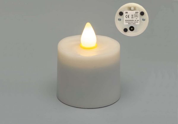 Warm White SmartCandle Platinum Rechargeable Candle (SC2111WW)