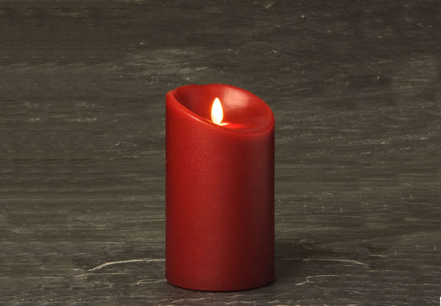 4″ x 7″ Crimson Wax Luminara Candle Non IR (SLUM47C) Smart Candle