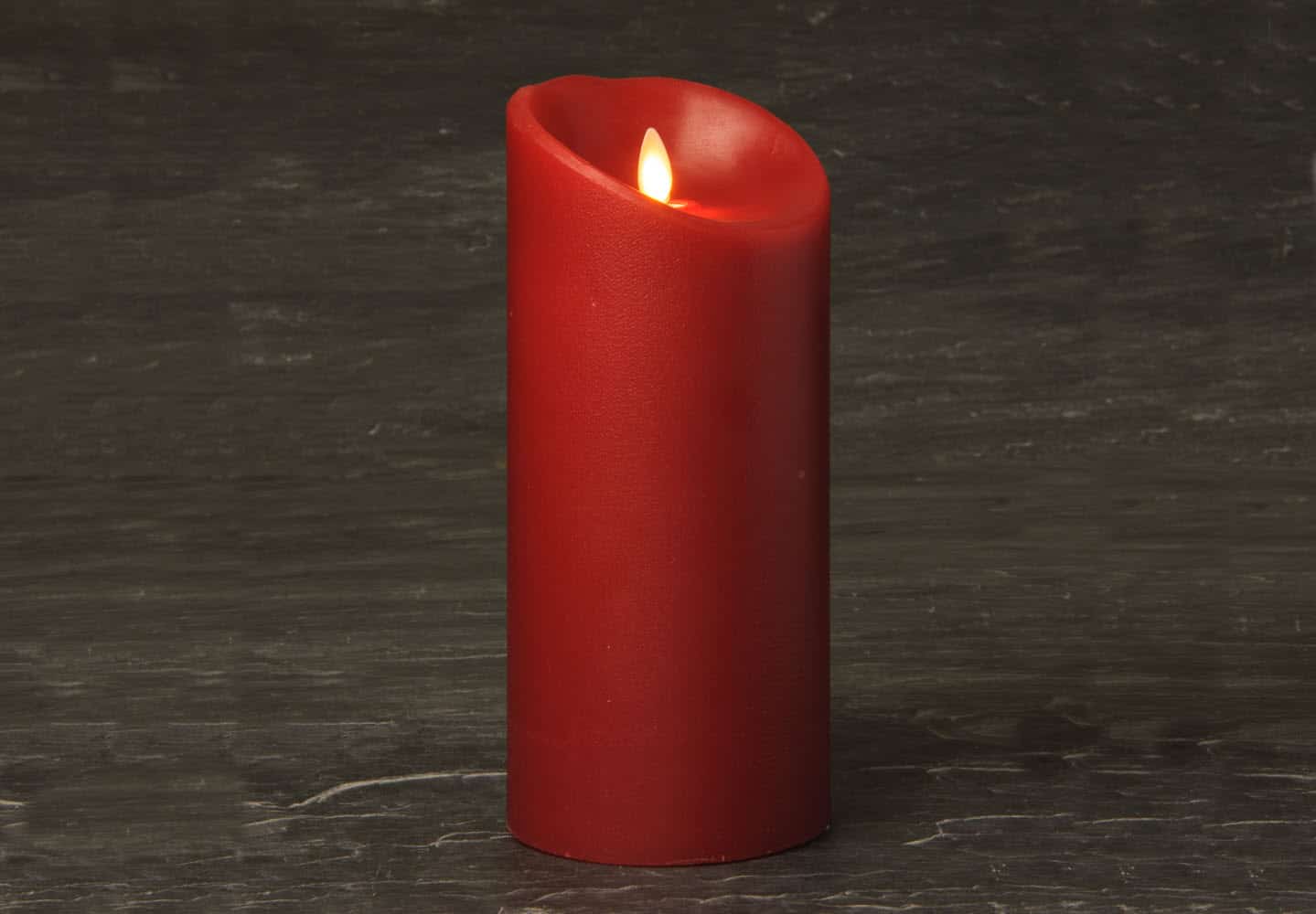 4″ x 9″ Crimson Wax Luminara Candle Non IR (SLUM49C) Smart Candle