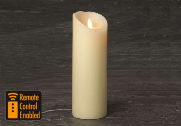 3 x 9 Ivory Luminara Battery Operated Candle SLUM39-I