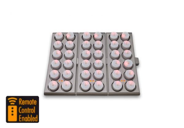 36-Set Evolution Rechargeable Tea Light Candle System (SC1590R-36)