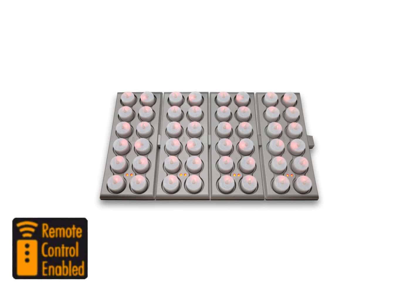 48-Set Evolution Rechargeable Tea Light Candle System (SC1590R-48)