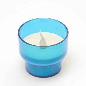 Blue Candle Holder