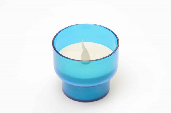 Blue Candle Holder