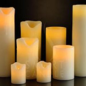 Wax Pillar LED Candles