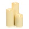 Set of 3 Smart Flame Moving Flame IR Wax Candles FREE REMOTE - SF3-SET - Image 2