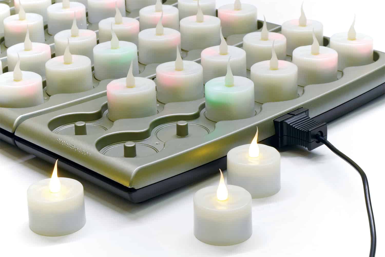 24-Set Evolution Rechargeable Tea Light Candle System (SC1590R-24) 24-Set Evolution Rechargeable Tea Light Candle System (SC1590R-24)