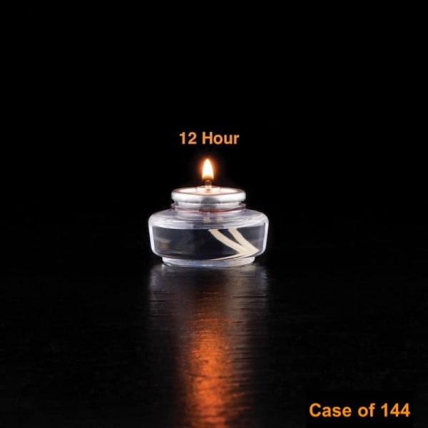 12 Hour Disposable Liquid Tealight - 144pcs (HD12-144)