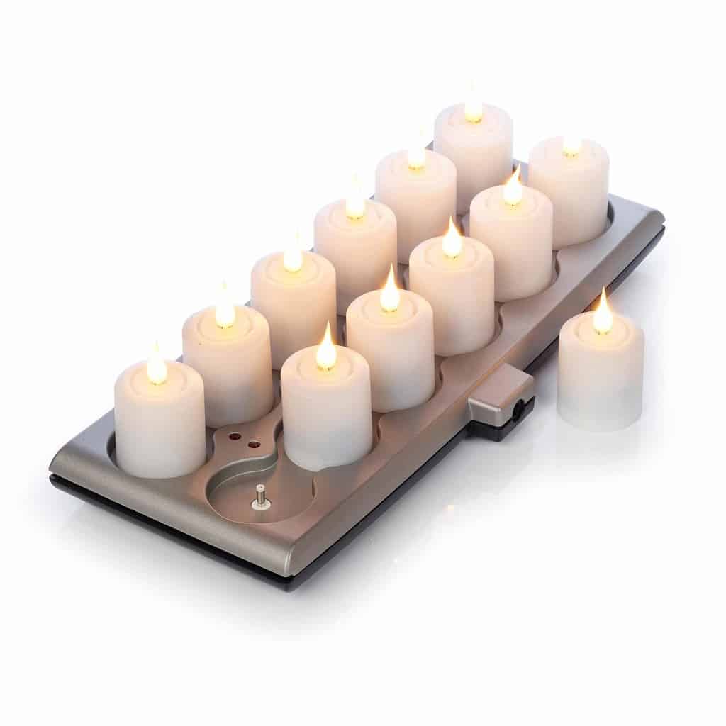 Smart Flame Rechargeable Votive Candles