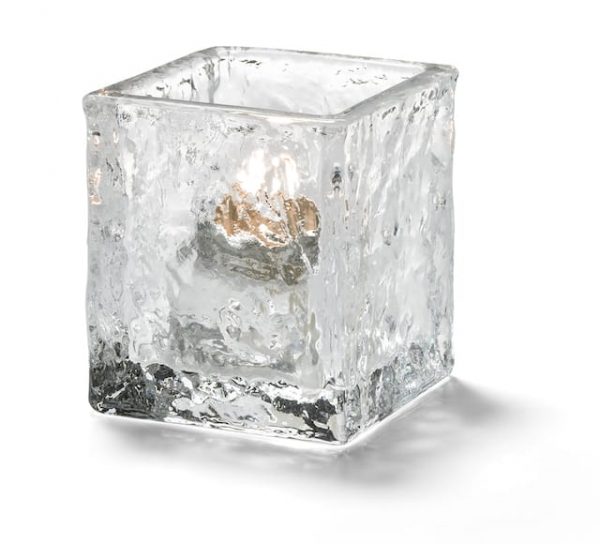 Small Glacier Clear Glass Holder (H5180C)
