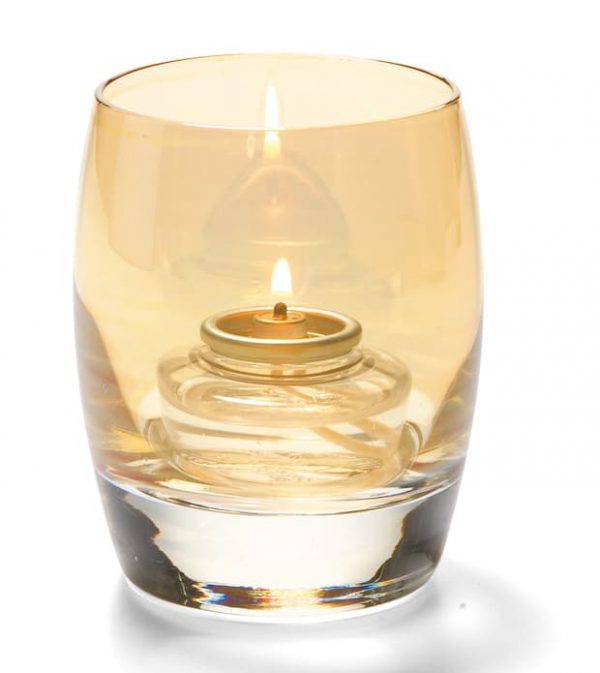 Gold Lustre Large Goblet Holder (H6404G)
