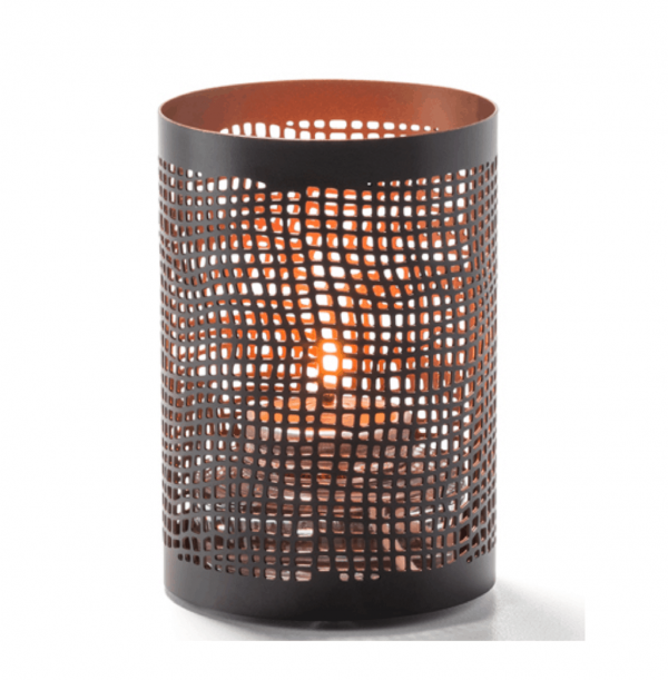 Large Black and Copper Chantilly Holder (H6317)