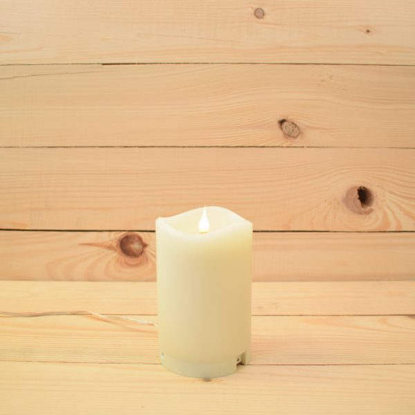 3" x 4.5" Smart Flame 360° Moving Flame Low Voltage Candle & POD (SF2865)