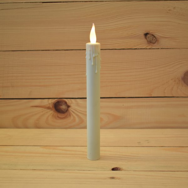 8" Taper Candle - Candlelight LED Flame (SC2711CL)